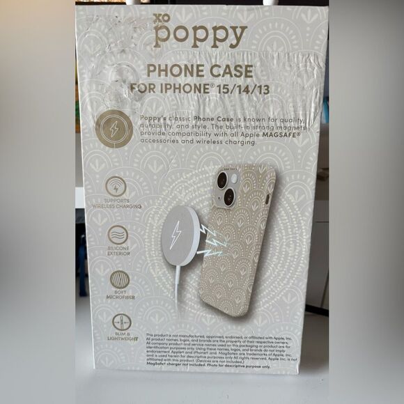 White MagSafe Compatible iPhone Case - Picture 2 of 2